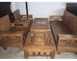 Bộ Salon gỗ sồi Nga, hàng mới 100%